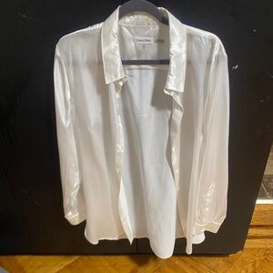 Calvin klien women silk blouse